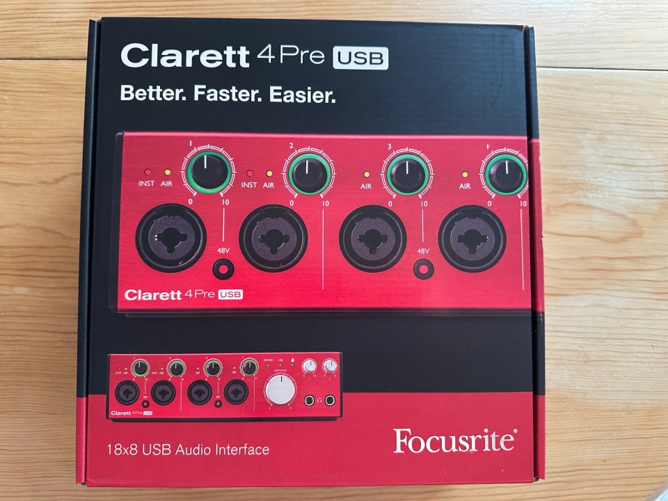 Focusrite Clarett 4Pre USB + Caja y Cables Originales (Como Nueva) de segunda mano · Foto 4 de 7 · Barcelona · 275 €