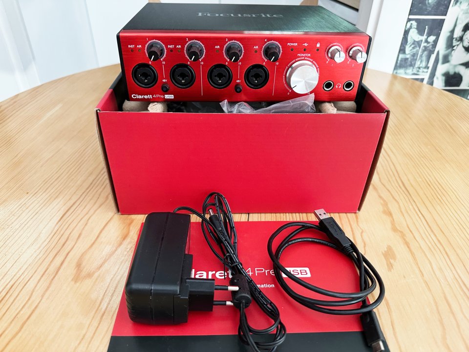 Focusrite Clarett 4Pre USB + Caja y Cables Originales (Como Nueva) de segunda mano · Foto 2 de 7 · Barcelona · 275 €