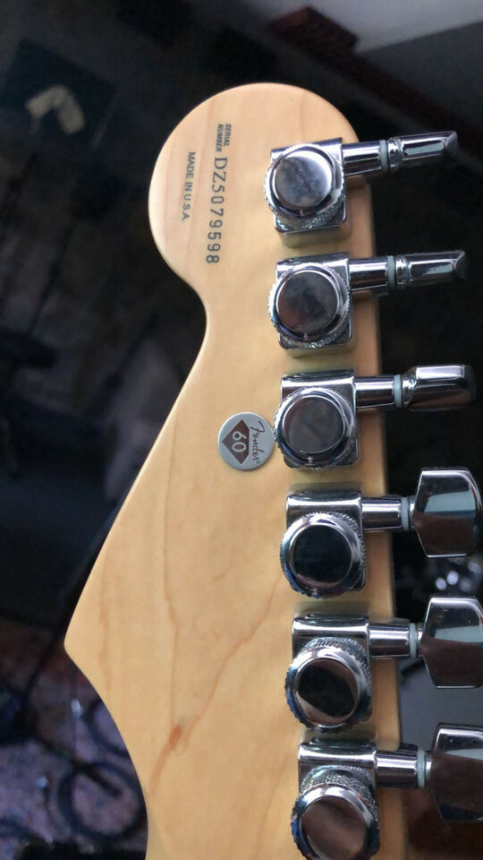 Fender Stratocaster American Deluxe 60th anniversary 2006 NOS