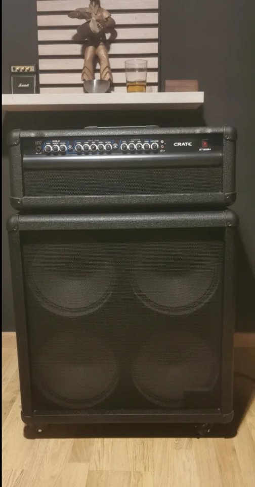 Amplificador guitarra Crate GT1200H pantalla+cabez
