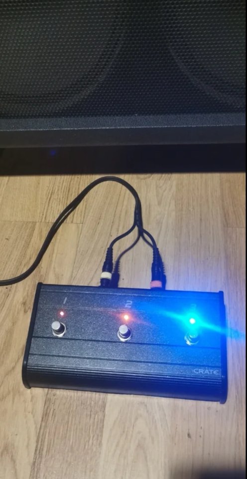 Amplificador guitarra Crate GT1200H pantalla+cabez