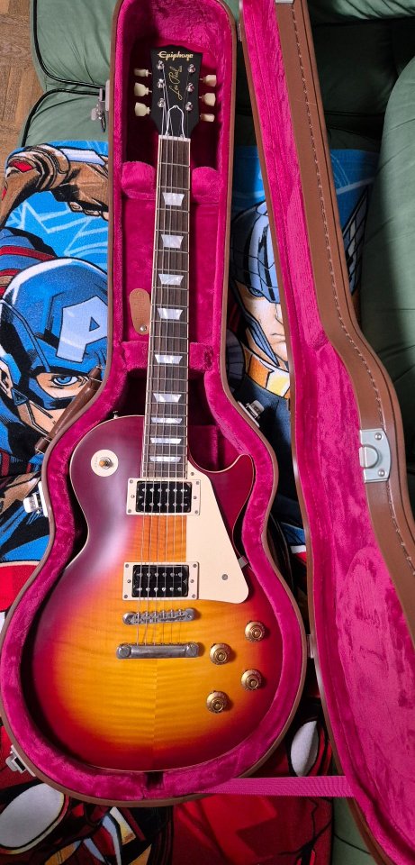 Epiphone 1959 Les Paul Standard Reissue WBB +Seymour Duncan Alnico Pro II de segunda mano · Foto 7 de 9 · Murcia · 800 €