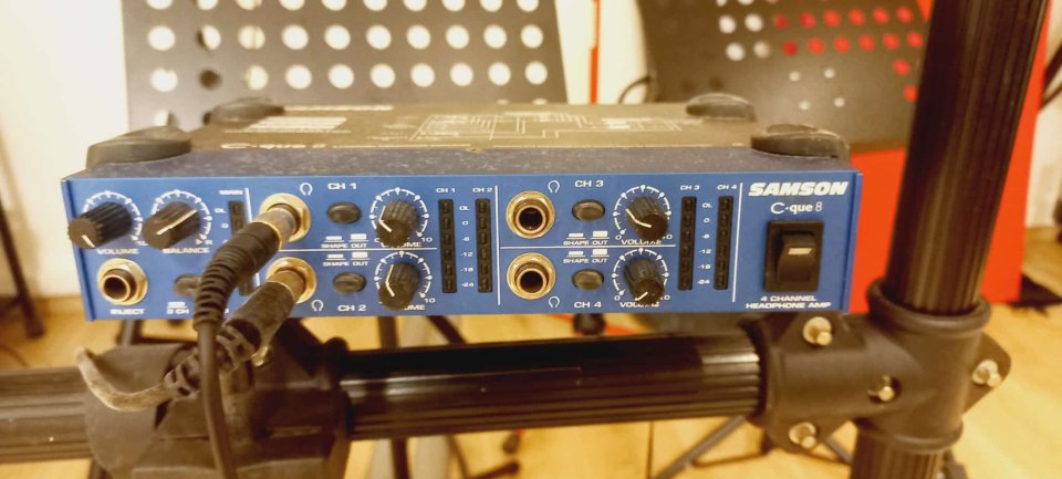 Amplificador de auriculares Samson.