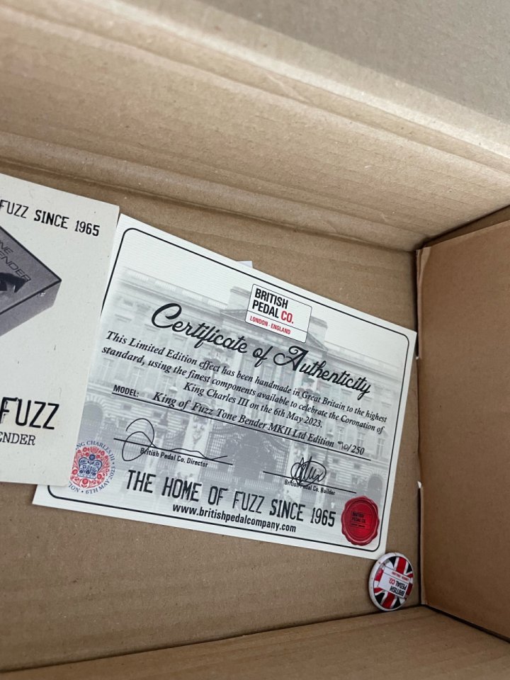 King of Fuzz tone bender