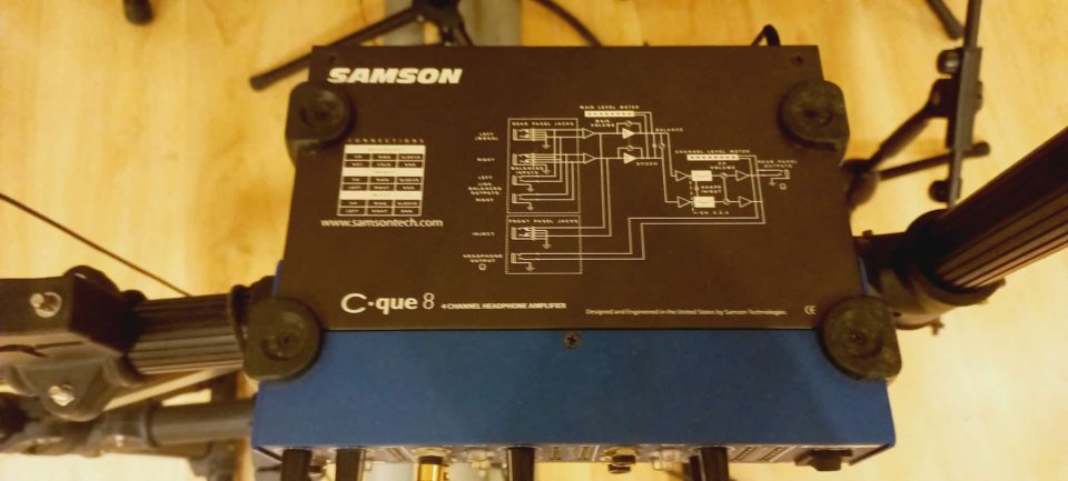 Amplificador de auriculares Samson.