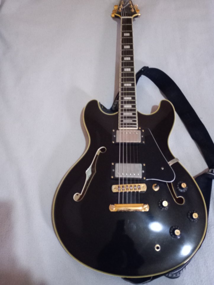 Aria Pro II TA-60 PB japonesa de 1991 — Pearl Black de segunda mano · Foto 2 de 10 · Las Palmas · 595 €