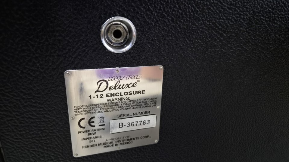 Fender Hot Rod Deluxe Enclosure 1x12 de segunda mano · Foto 4 de 4 · Alicante · 350 €