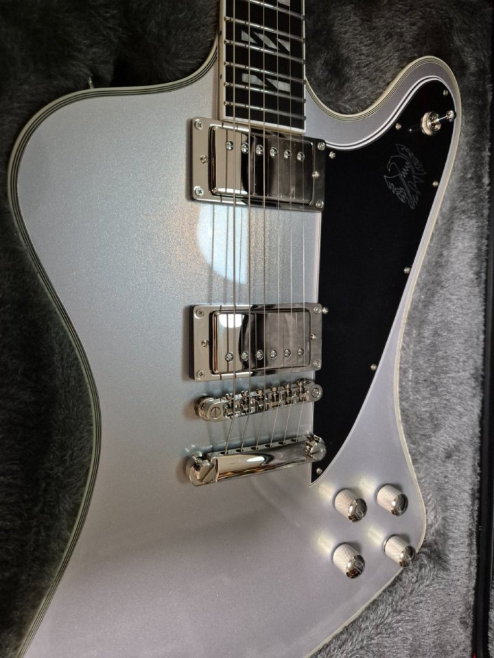 Epiphone Futura Firebird Quicksilver + Estuche rígido Epiphone de segunda mano · Foto 5 de 7 · Murcia · 800 €