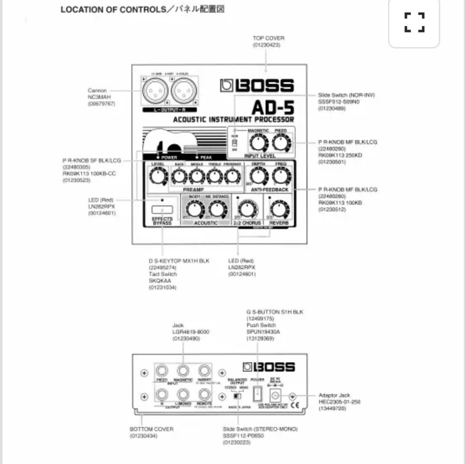 BOSS AD-5 (previo/procesador acústica) Made in Japan OCT/2005 de segunda mano · Foto 8 de 10 · Cantabria · 195 €