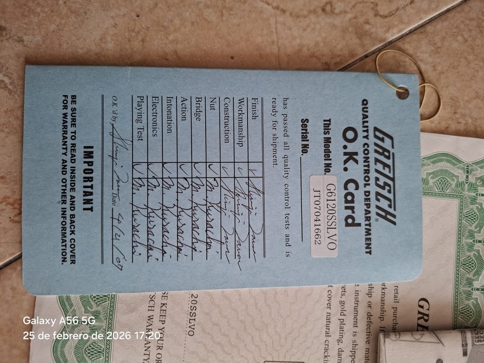 Gretsch Nashville 6120 SSLVO Brian Setzer Signature