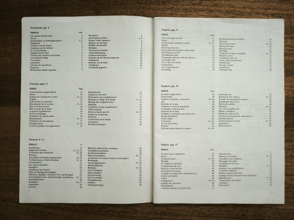 Grabadora Philips N4418 manual de usuario