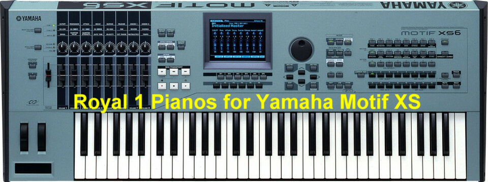 ROYAL 1 PIANOS para Yamaha Motif XF, Moxf y Montage/Modx