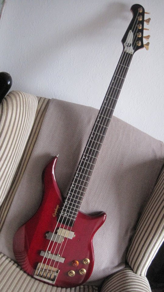 Bajo de 5 cuerdas Epiphone EBM-5, Korea 90s