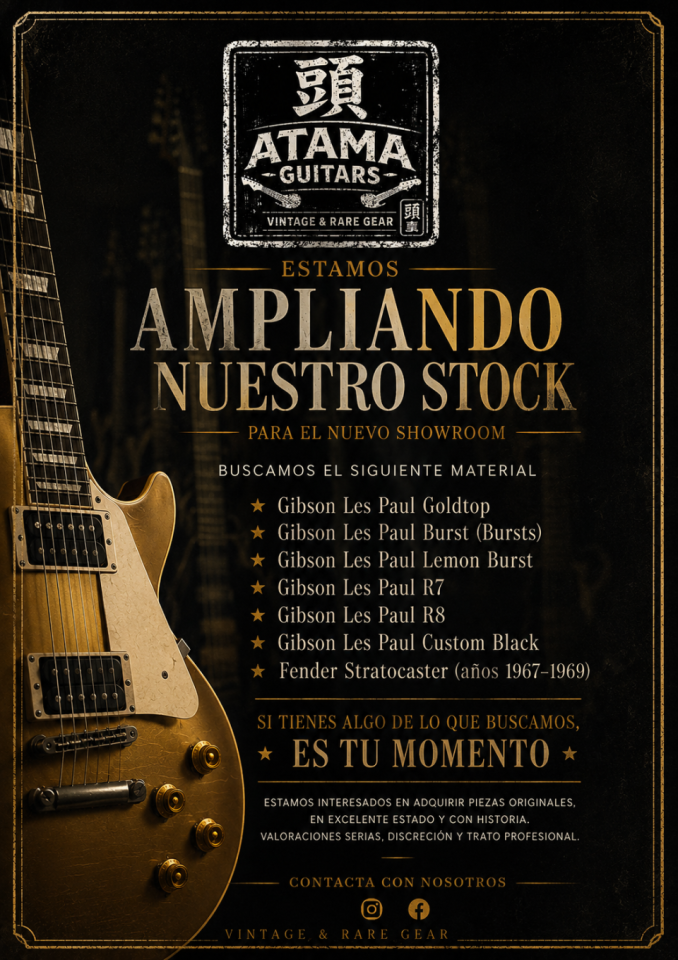 Compro Guitarras Gibson y Fender años 60 de segunda mano · Sevilla