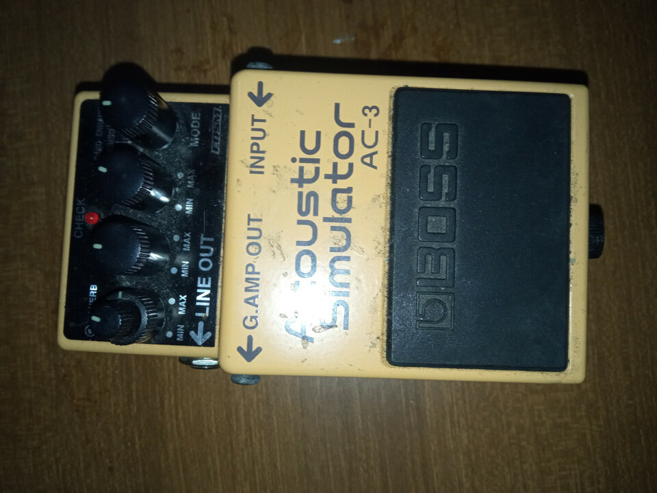 Pedal BOSS Acustic Simulator AC-3