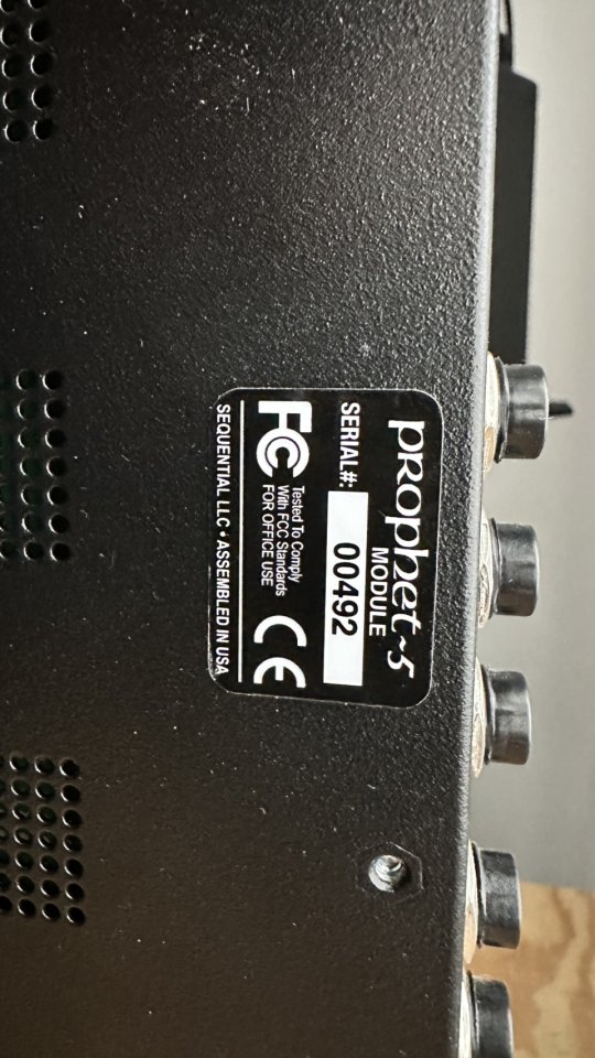 Prophet 5 desktop + Decksaver