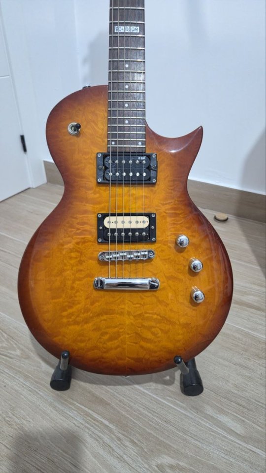 ESP LTD EC-100QM – Muy cuidada + Gibson 500T de segunda mano · Foto 2 de 5 · Badajoz · 320 €