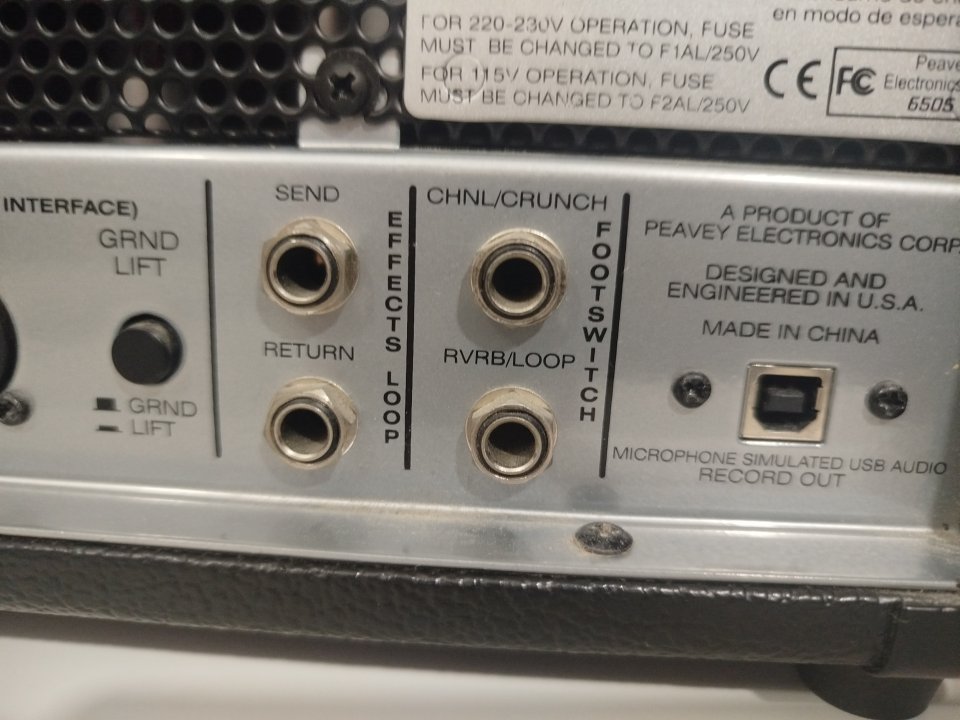 Peavey 6505 Mini Head de segunda mano · Foto 5 de 8 · Málaga · 450 €