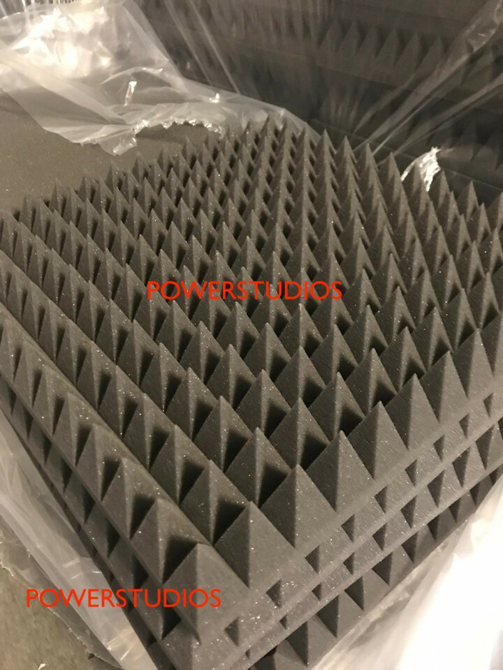 Promoción,paneles acústicos optimal pyramid, 28 paneles 7cm Nuevos en Stock `envío incluido