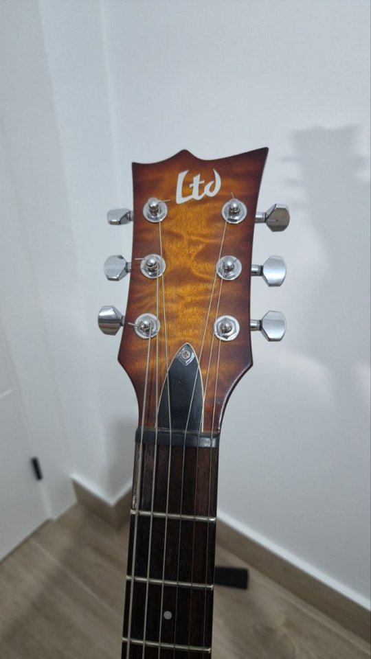 ESP LTD EC-100QM – Muy cuidada + Gibson 500T de segunda mano · Foto 3 de 5 · Badajoz · 320 €
