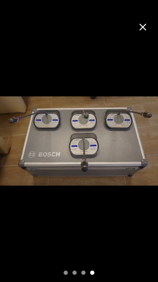 Vendo 20 micrófonos inalámbricos Bosch NG DCN-WDCS-D