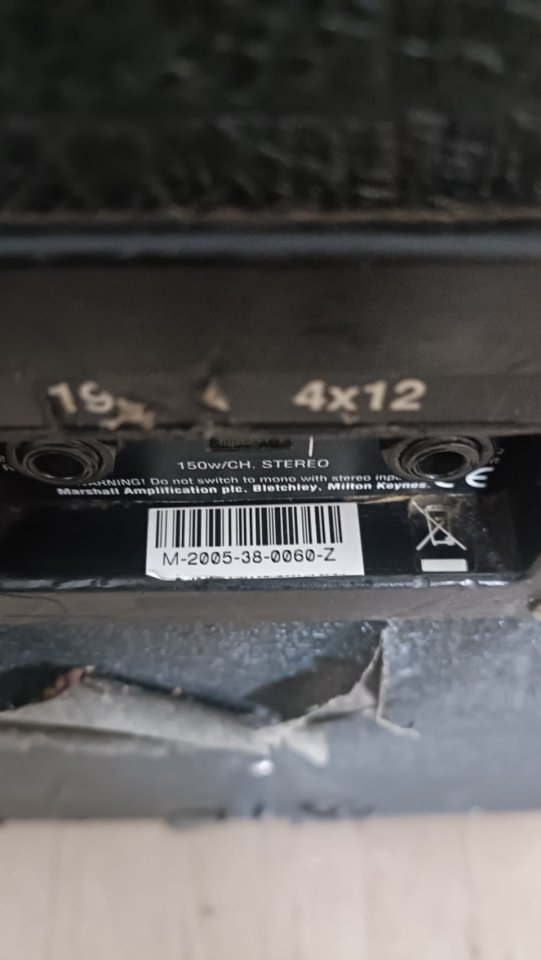 Marshall 1960 Lead 4x12 UK