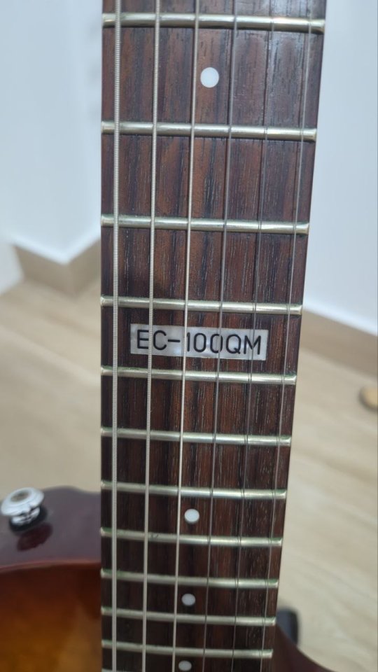 ESP LTD EC-100QM – Muy cuidada + Gibson 500T de segunda mano · Foto 4 de 5 · Badajoz · 320 €