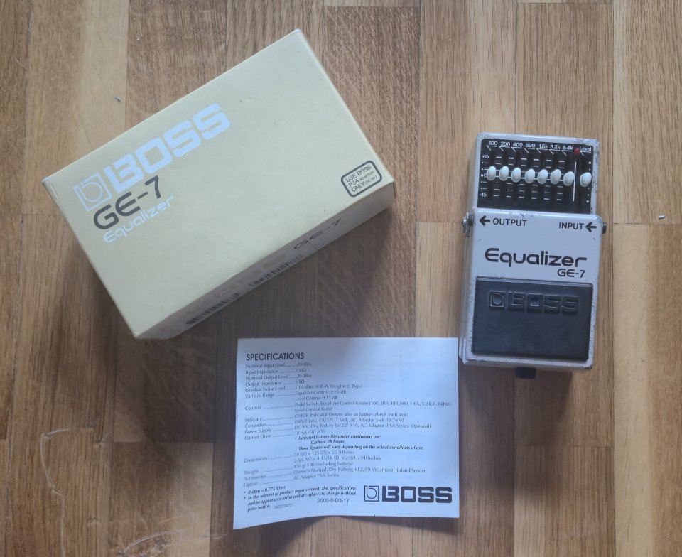Boss GE7 Japan de segunda mano · Foto 1 de 7 · Soria · 99 €