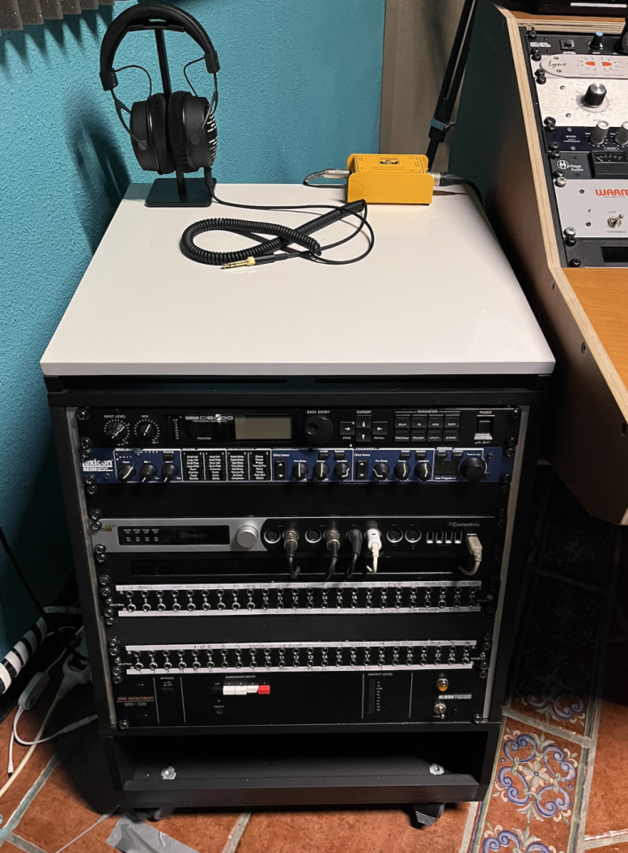 Mesa rack para estudio Sessiondesk Alea + Sessiondesk Nivel