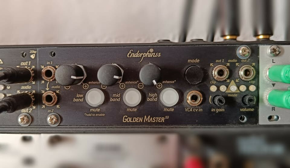 Eurorack - Endorphines Golden Master 1U