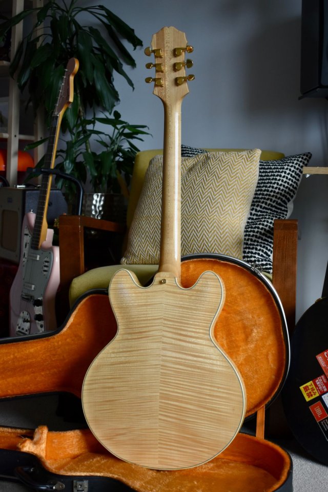 ¡REBAJÓN! 1991 Epiphone Sheraton Antique Natural Japan pre-elitist