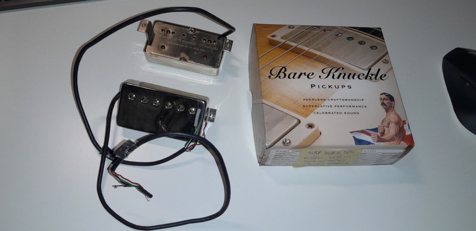 Set humbucker Bare Knuckle Black Dog