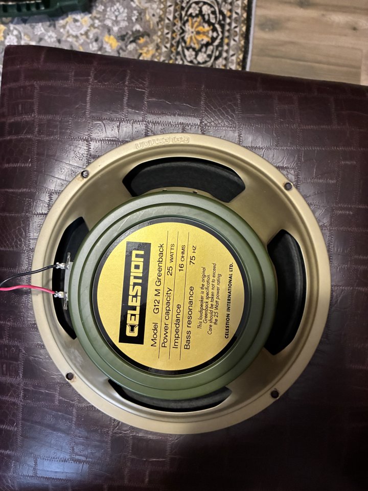 Celestion G12M Greenback UK de segunda mano · Foto 2 de 2 · Granada · 100 €