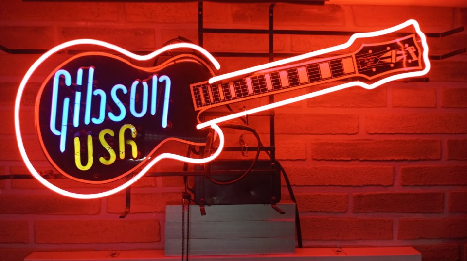 Neon luminoso Gibson original 90s