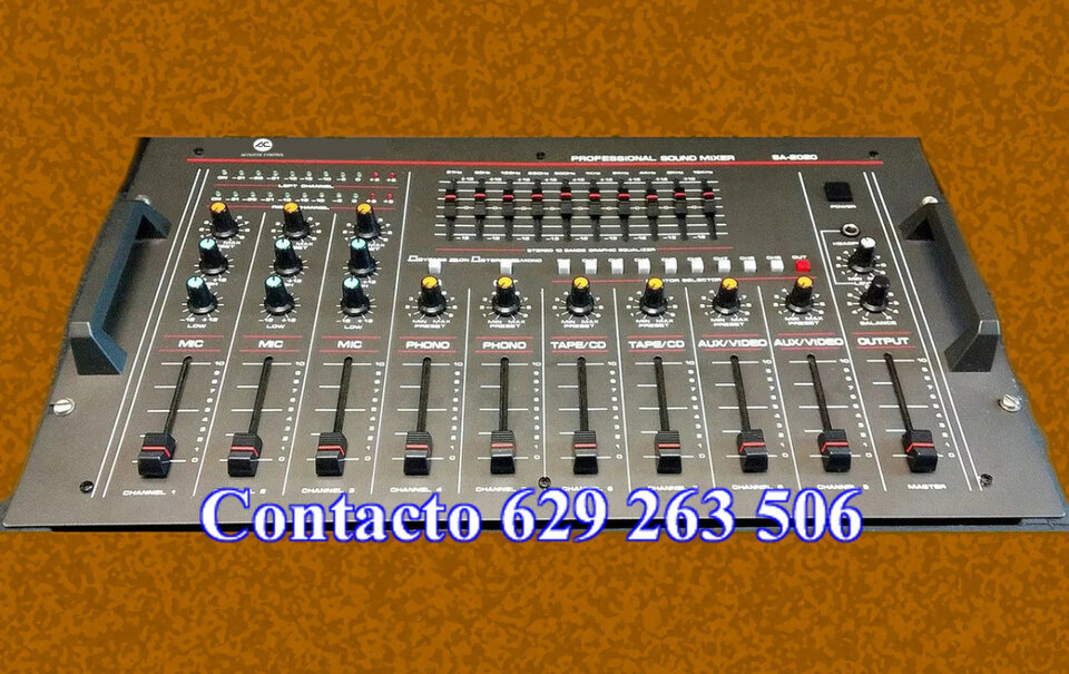 MESA DE MEZCLAS PARA DJ