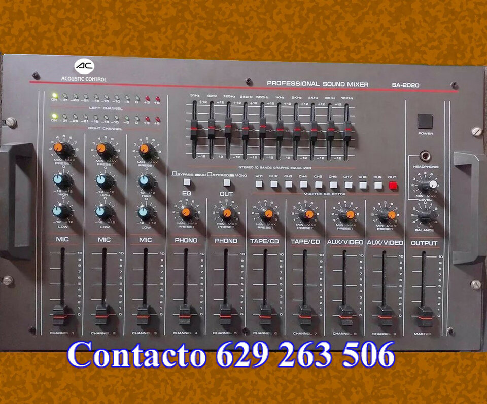 MESA DE MEZCLAS PARA DJ