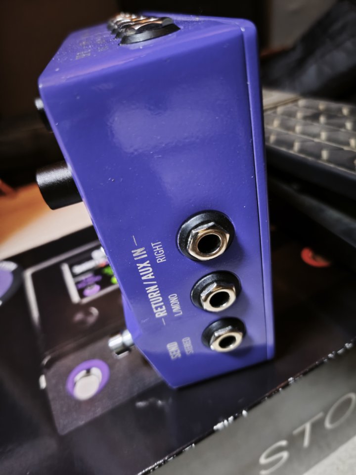HX Stomp Purple + Expression pedal