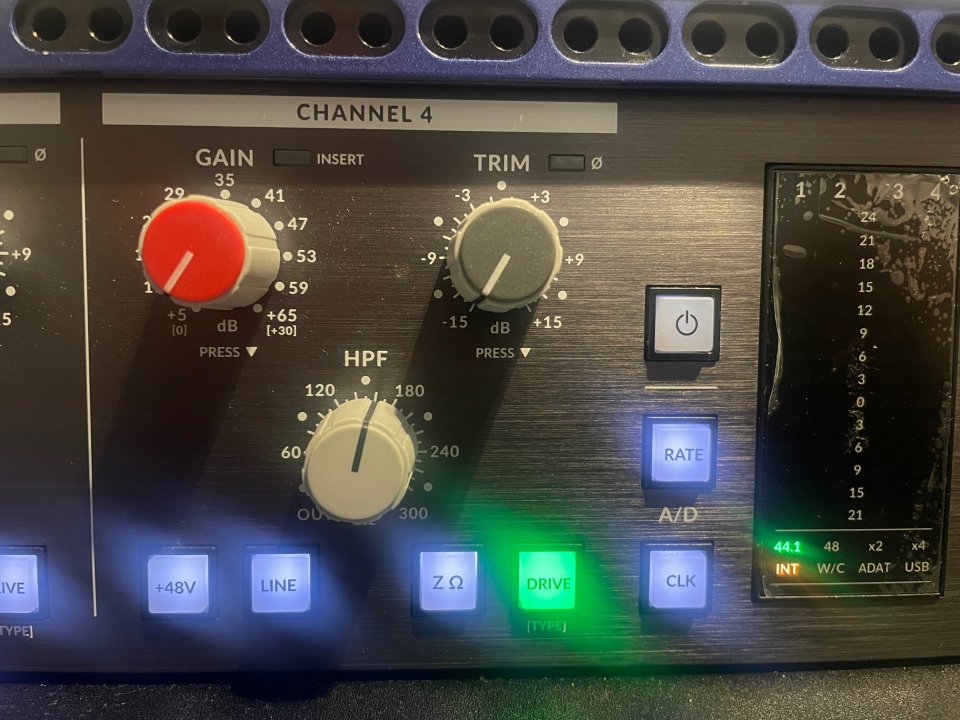 Ssl Pure Drive Quad Preamplificador de segunda mano · Foto 5 de 8 · Madrid · 760 €