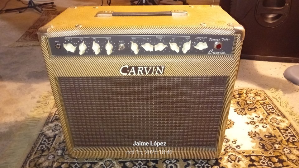 Carvin Nomad 1x12 Combo a Válvulas — Perfecto Estado + Pedal Original
