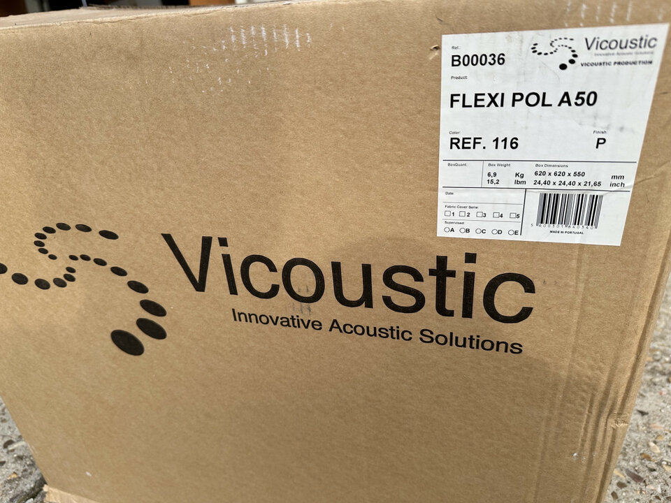 8 paneles Vicoustic Flexi Pol A50 Orange