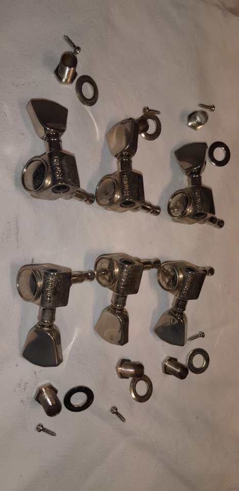 Juego de clavijeros Grover Rotomatic 3+3