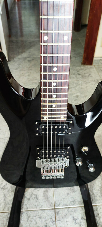Guitarra eléctrica Schecter Omen 6 FR-BLK