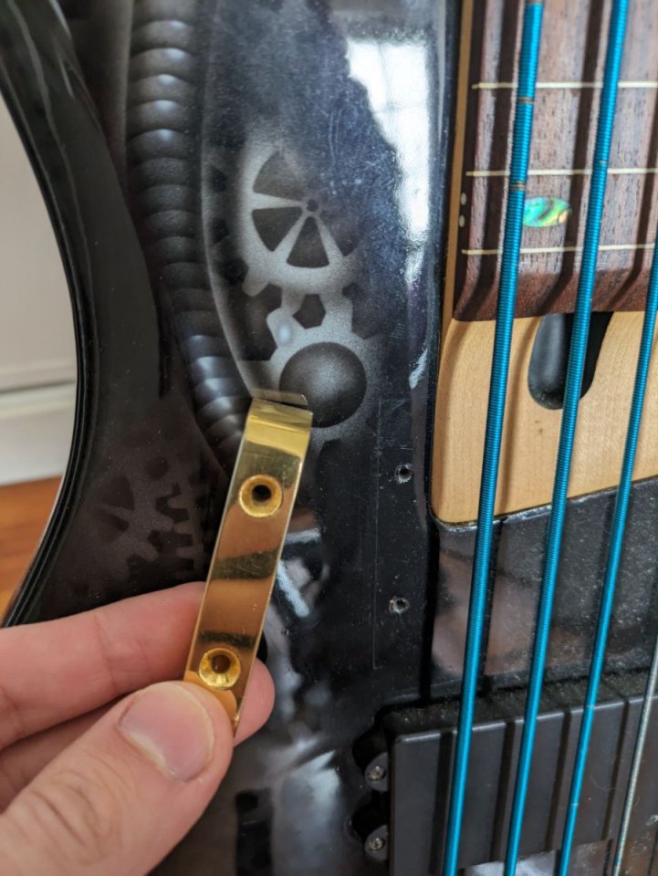 Yamaha rbx JM2 fretless + mods