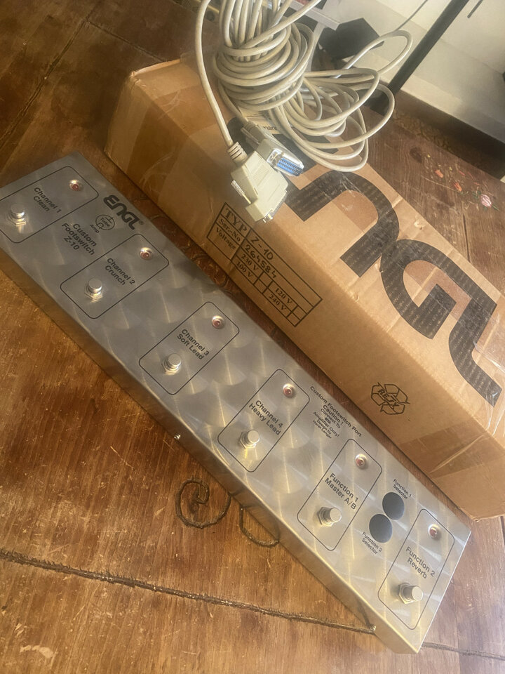 Pedalera ENGL footswitch Z10. Madrid.