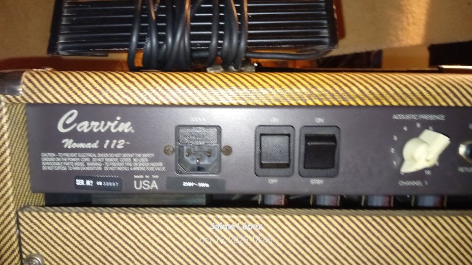 Carvin Nomad 1x12 Combo a Válvulas — Perfecto Estado + Pedal Original
