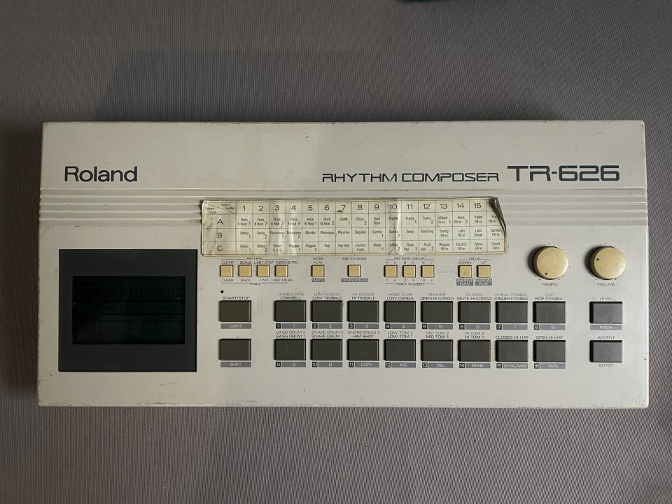 ROLAND TR-626, Made in Japan 1987