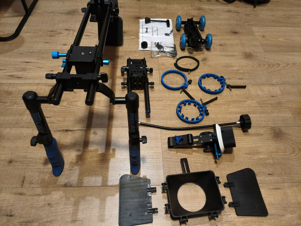 Soporte Camara, Relay, Follow Focus