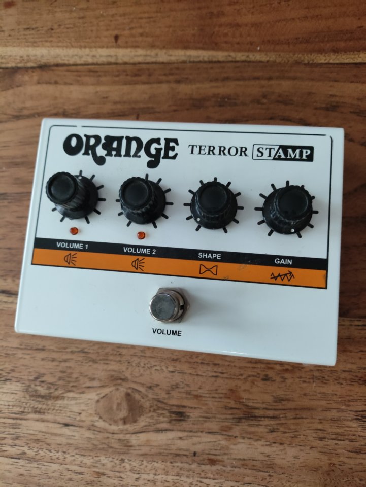 Orange terror stamp