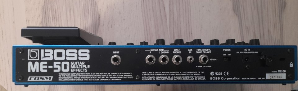 Pedalera Guitarra BOSS ME-50 de segunda mano · Foto 5 de 8 · Tarragona · 100 €