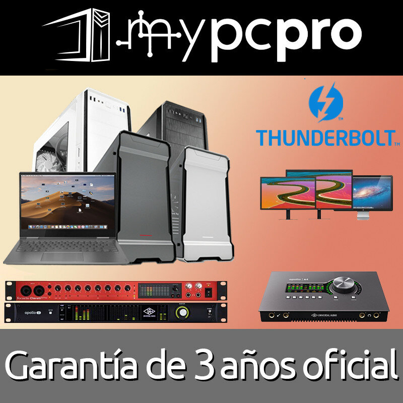 Ordenadores Mac OS / Windows con Thunderbolt a Medida MyPc Pro